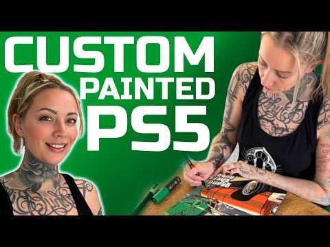 Painted Playstation 5 - GTA EDITION!