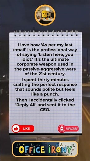 Email Etiquette 🤣 | Office Irony