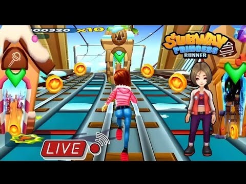 🔴subway princess runner live