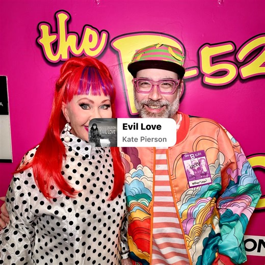 With the amazing Singer Songwriter Bleu McAuley who I wrote “evil love” with and “ better not sting the bee” Here’s after show at The B-52's Devo @leneLovich tour last night! | Kate Pierson