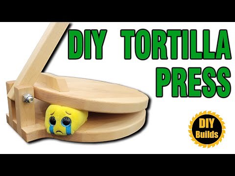 How to Make a Tortilla Press - Free Plans!