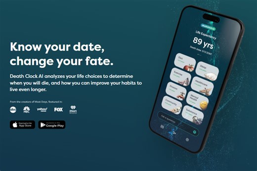AI App Predicts Users' Exact Death Date, Offers Tips on Living Longer in Exchange for Fee