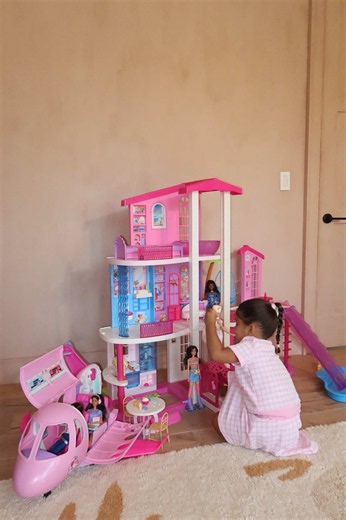 Turns out having a daughter is just getting a second childhood 🥹💗Getting to experience the new @barbie DreamHouse together might be healing a tiny part of my inner child. Now I can’t wait to see where their stories take them next. Explore the Barbie collection and create your own little world of imaginative adventures. 🩷 #Barbie #PaidBarbiePartner