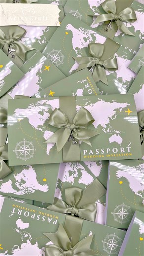 50pcs Passport Invitation | ArtsyCraft