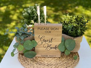 Guest Book Sign, Wedding Guest Book Sign, Guestbook Sign, Wedding Guestbook Sign, Please Sign Our Guest Book, Self Standing Guest Book Sign - Etsy Canada
