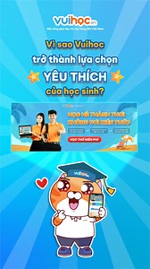 Vì sao VUIHOC trở thành top lựa chọn học trực tuyến của học sinh? #Vuihocvn #Vuihoc #Cachgiupconhoctot -------------------------- ✔️ Vuihoc.vn - Nền tảng giáo dục tin cậy hàng đầu Việt Nam. 👉 Ba mẹ tham khảo khoá học tại đây: https://vuihoc.to/p2hO5hSiO #Vuihoc #Vuihocvn #cachgiupconhoctot ________________________ | Vuihoc.vn