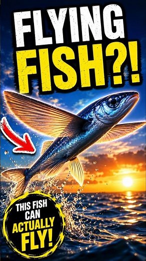 This Fish Can Actually Fly 😳