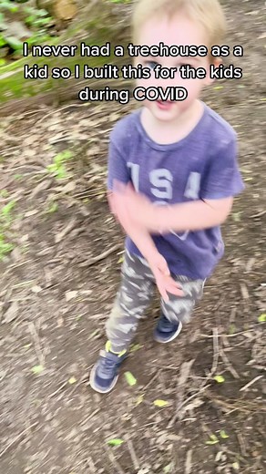 Adult Builds Treehouse for Kids | DIY Treehouse Project