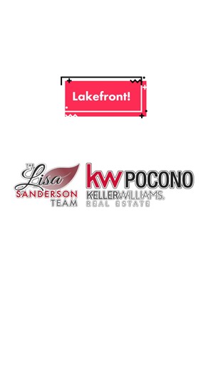 Lakefront home for sale! Discover the meaning of relaxation here. Sunsets, kayaks, family game night…your Pocono eacape awaits! #poconos #houses #realestate #newlisting #housetour #lakefront