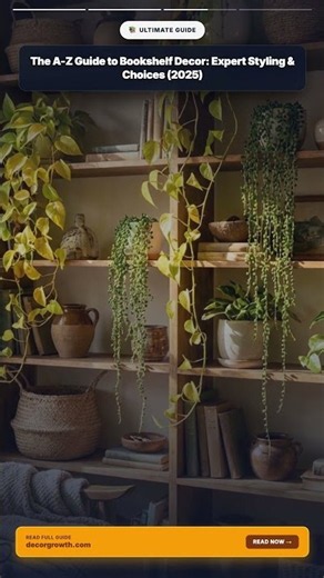The A-Z Guide to Bookshelf Decor: Expert Styling & Choices (2025)