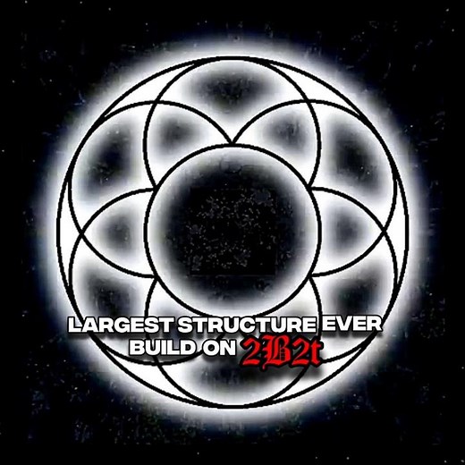 largest structure ever build in 2b2t...☠️