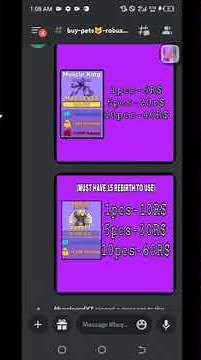 free pets in muscle legends musclelegends discord server