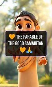 The Good Samaritan🧡🙏🏽Parables of Jesus | Bible Stories for Children | Bible Lessons for Kids ✨
