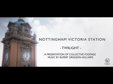 NOTTINGHAM VICTORIA STATION - TWILIGHT