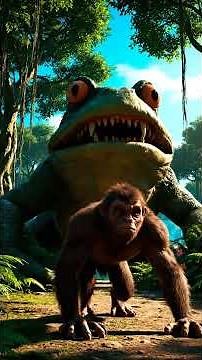 Lif 3.7 Million Years Ago: Homo Habilis vs Giant Frog Ancestors – The Deadliest Encounte| survival