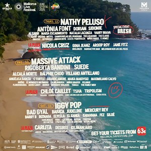 📍 Mallorca. Sonne. Musik. Festival. Erlebe Massive Attack, Iggy Pop, Suede, Nathy Peluso, Bad Gyal und viele mehr- live auf einer der schönsten Mittelmeerinseln. 🎉 Mallorca Live Festival · 12.–14. Juni 2025 🎫 Tickets jetzt erhältlich | Mallorca Live Festival