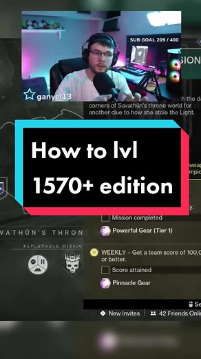 Destiny 2 Pinnacle Drops: How to Level Up Quickly
