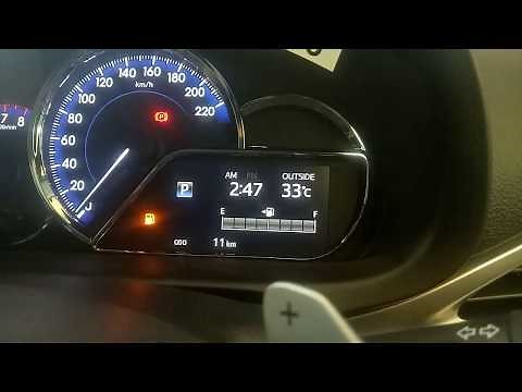 Toyota Yaris multi information display explained