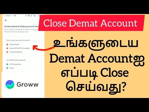 How To Close Demat Account On Groww App In Tamil
