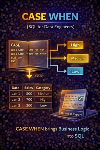CASE WHEN (SQL for Data Engineers)