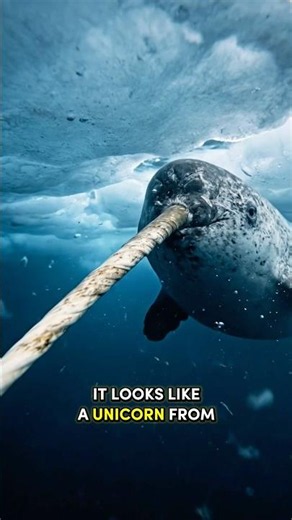 REAL Narwhals Are The Arctic's Most Mysterious Whales? 🦄🐋 #shorts