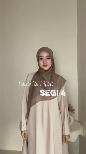 tutorial hijab segi 4 yang bisa kamu pakai lebaran nanti🫶🏻 #tutorialhijabsegiempat #tutorialhijab #fyp