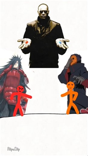 obito vs madara who's stronger #naruto #anime #new #stickmananimation