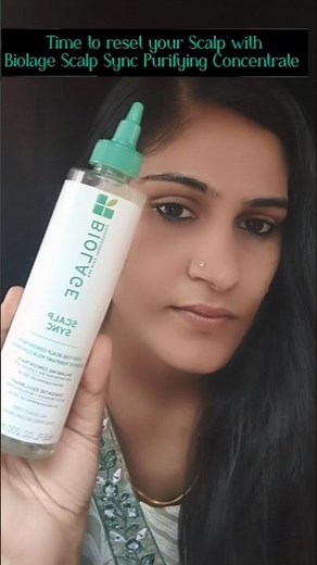 Elevate your scalp care routine with Biolage Scalp Sync Purifying Concentrate ‪@Biolage‬ #biolage