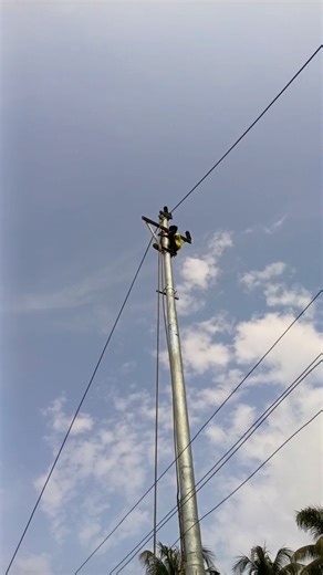Electrical 33KV New Line Work #electrician #Lineman #reels #linemanwork #foryouシ #linemanwork #linemanlife | Technical Work