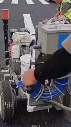 Highway Guide Line Painting: Full Operation Process