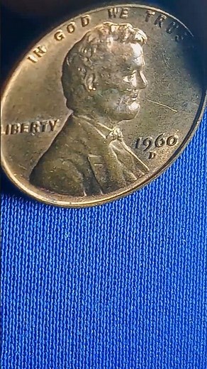 1960 D small date penny 😲#coin