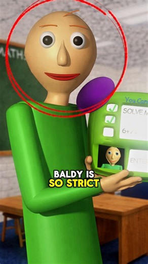Why Baldi Basic's so Strict? 🤔 #shorts