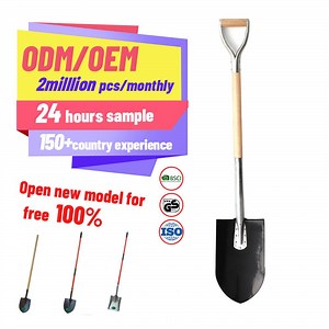 [Hot Item] 50mn Agriculture Digging Shovels Spade Heavy Duty Shovel Pointed Shovel