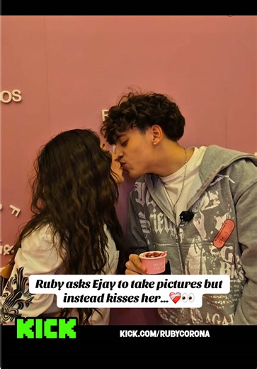 Ruby asks Ejay to take pictures but instead KISSES her…❤️‍🩹👀#ruby #ejay #viral