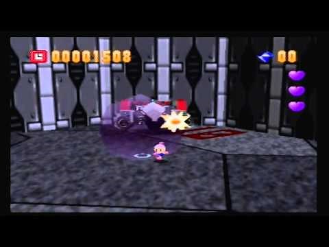 Boss: Cerberus (High-Tech Harvester) | Bomberman 64 100% Walkthrough "18/24" (No Commentary)