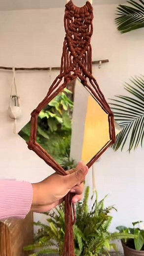 Tutorial Espejo de macramé #macrame | Carey macrame