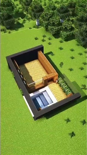 morden house built in Minecraft 🤯 #minecraft