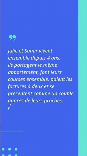 Le concubinage, c'est quoi ?