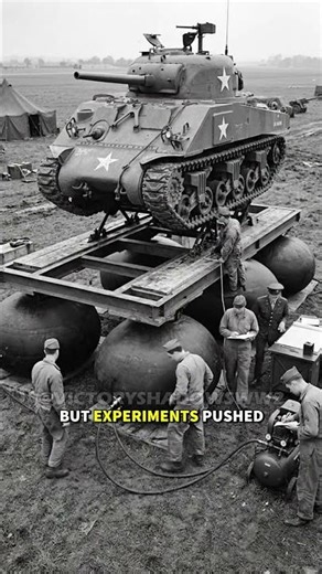 Legendary Tank Experiment The Flying Sherman #shorts