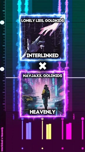 Interlinked x Heavenly - Mashup - Lonely Lies, GOLDKID$, Navjaxx #synthwave #mashup #interlinked