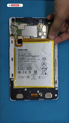Samsung Tab battery replacement | how to change samsung tab A battery | t295 battery #shorts #new