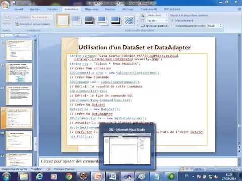 9 ADO Net Accès aux bases de données en C Sharp M Youssfi