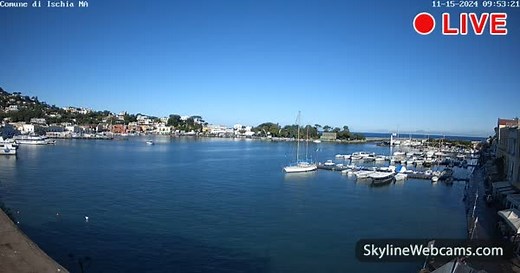 【LIVE】 Live Cam Port of Ischia | SkylineWebcams