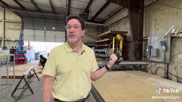 Here's How Sign Companies Cut Letters For Their Signs Watch how our CNC router machine precisely cuts an acrylic letter for a custom business sign. This video showcases the sign manufacturing process as a CNC router cuts the letter “H” from a 1/4-inch acrylic sheet. CNC technology allows sign manufacturers to produce clean, accurate sign letters used for storefront signs, dimensional lettering, and custom commercial signage. Businesses rely on precision fabrication to create professional signage