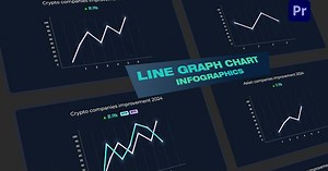 Line Graph Chart Infographics | MOGRT