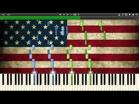John Philip Sousa - The Stars And Stripes Forever - Synthesia Piano Solo Tutorial