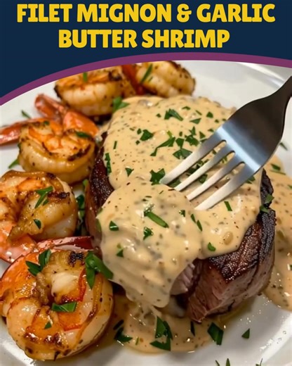 Filet Mignon & Garlic Butter Shrimp Recipe ⬇️ first CO.M.N.T ⬇️⬇️ | Easy Dinner Recipes For Family