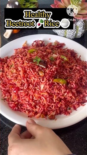Beetroot Rice Recipe in 10 Minutes 🍚