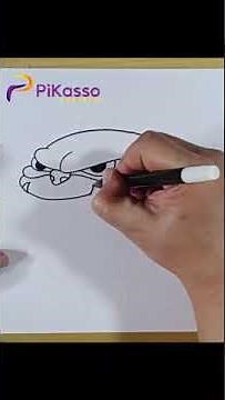 How to Draw a Bulldog Face Easy in Less Than One Minutes