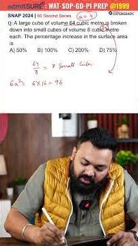 SNAP 2025 Aspirants Are FAILING This PYQ-5! Can YOU Solve It? 🤯